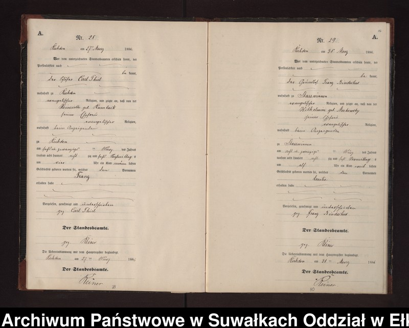 image.from.unit.number "Geburts-Neben-Register des Preussischen Standes-Amtes Stasswinnen Kreis Loetzen"
