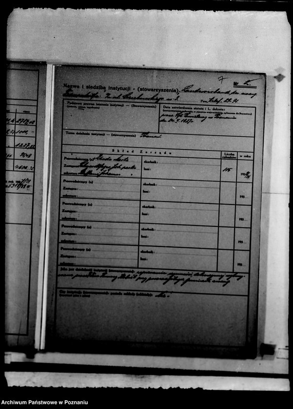 Obraz 11 z jednostki "/Kartoteka instytucji opiekuńczych/"