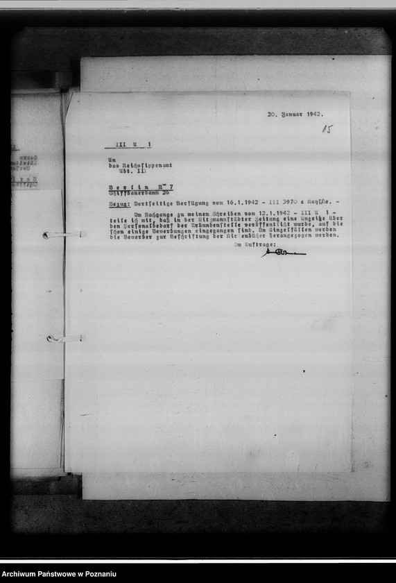 Obraz 19 z jednostki "Allgemeiner Schriftverkehr"