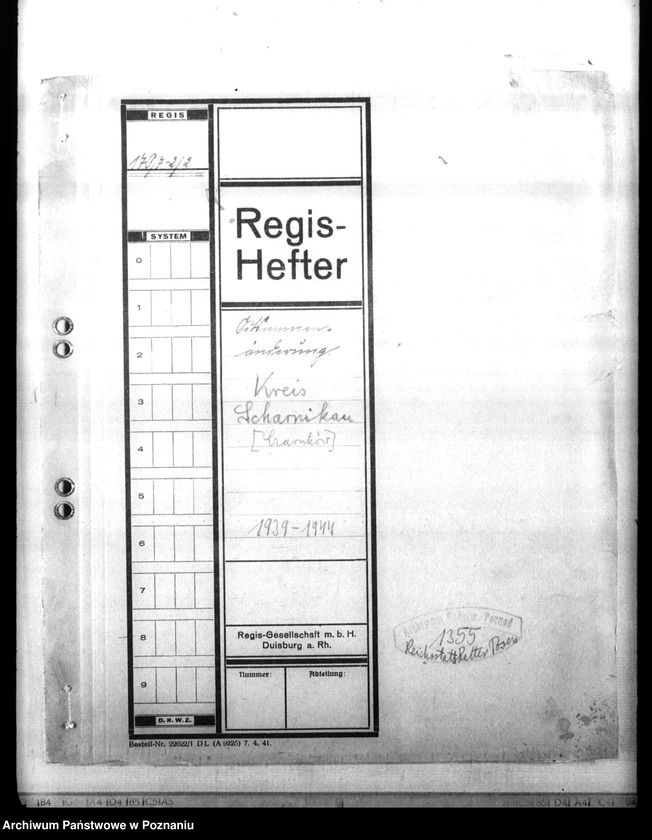 Obraz 4 z jednostki "Ortsnamenänderung - Kreis Scharnikau (Czarnków)"