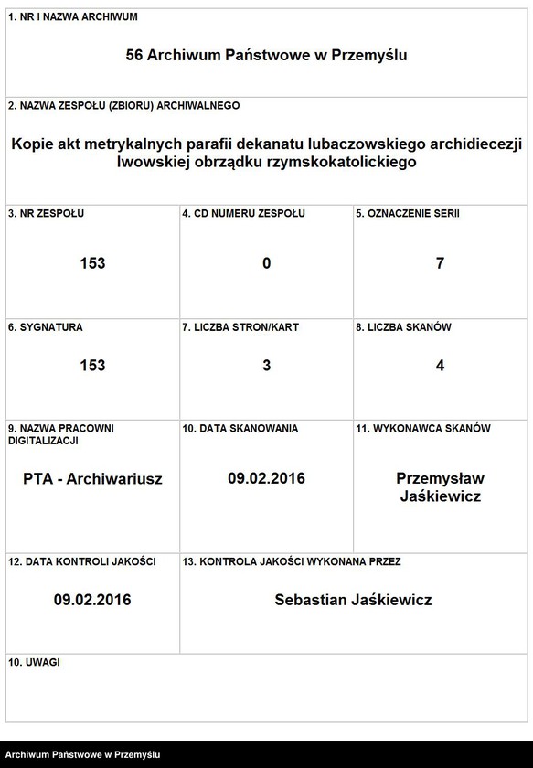 image.from.unit.number "Copia libri metricalibus copulatorum ecclesia parochialis r.l. Łukawicensis ex anno 1864  [Kopia ksiąg metrykalnych małżeństw parafii obrządku łacińskiego w Łukawcu za rok 1864]"