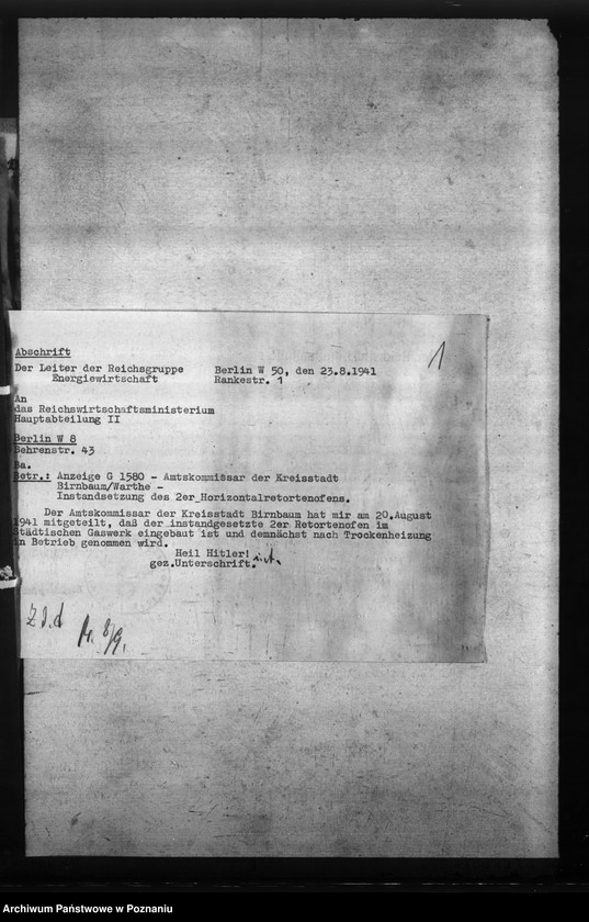 Obraz 5 z jednostki "Gaswerk - Birnbaum (Międzychód)"