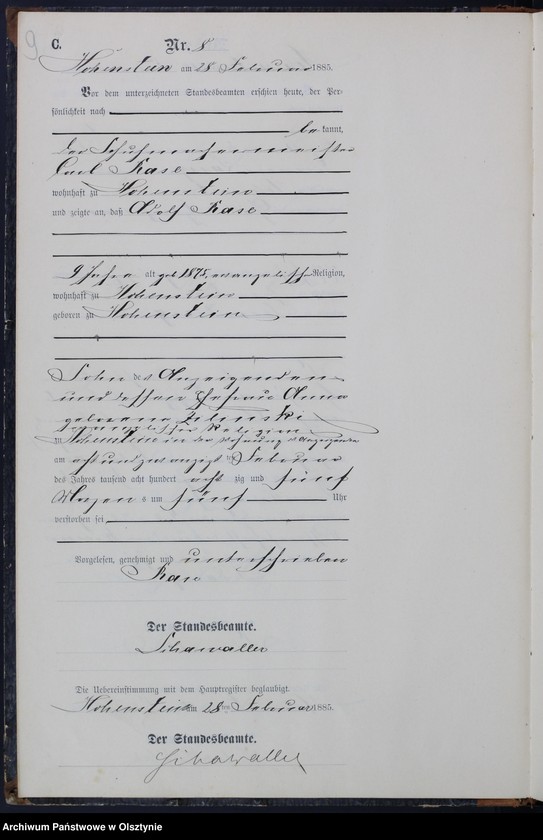 image.from.unit.number "Sterbe-Neben-Register Nr 1 - 65"