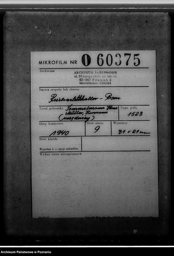 Obraz 2 z jednostki "Giseler Hans - urzędnicy"