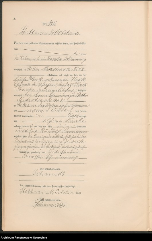 image.from.unit.number "Geburts-Register (Neben-Register) Band V"