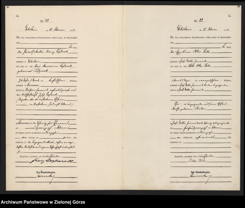 Obraz 14 z jednostki "[Księga zgonów- Wolsztyn wieś]"