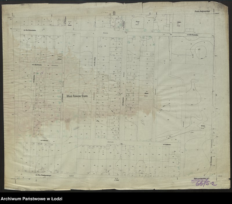 Obraz 2 z jednostki "Plan miasta Rudy Pabianickiej Sekcja 8"