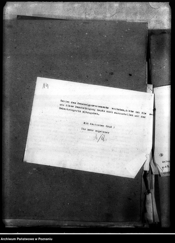 Obraz 18 z jednostki "Korespondencja w sprawie miejscowych Niemców, którzy zginęli w 1939 roku"