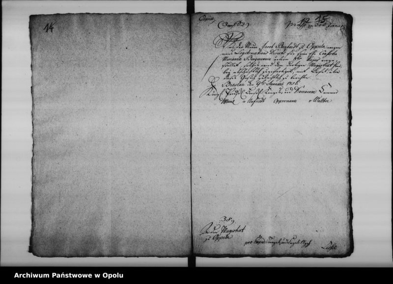 Obraz 12 z jednostki "Acta die Decreta Legitimationis natalium bei Zünften betreffend 1750-1795"