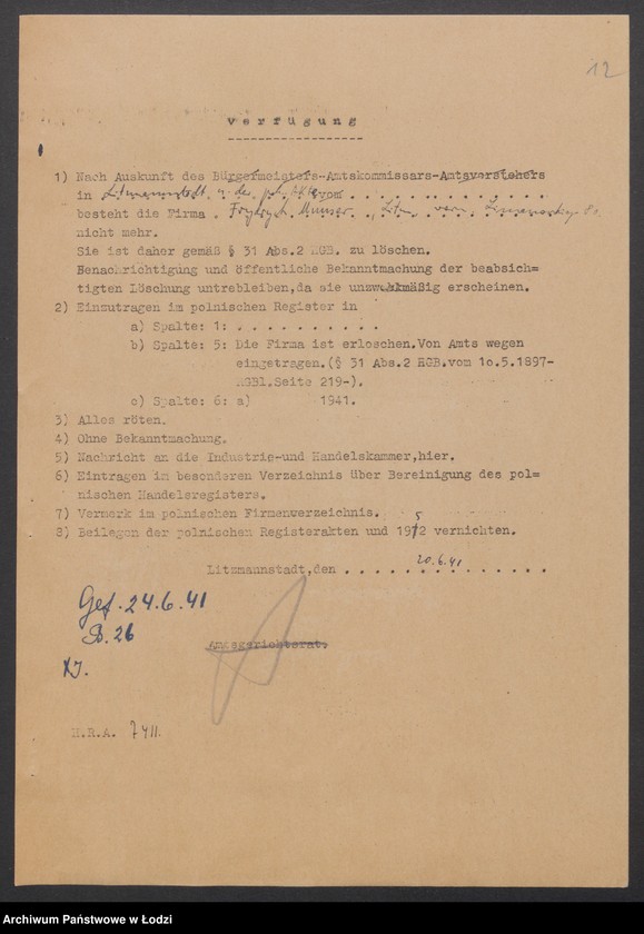 Obraz 14 z jednostki "Munser Frydrych- sprzedaż kap"