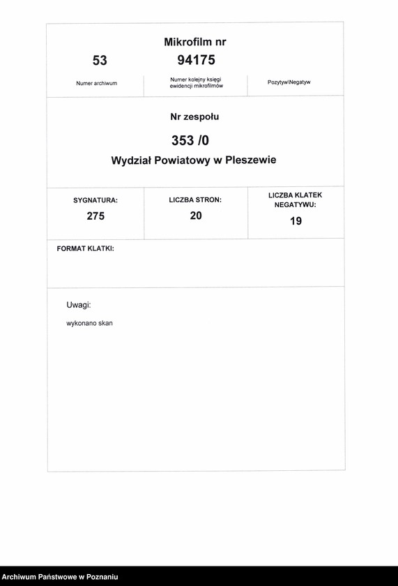image.from.unit.number "Acta specjalia betreffen Verlängerung der jarotschiner Kreisbahn von Twardow über Kurcew, mamoty, Skrzypno bis Wola"