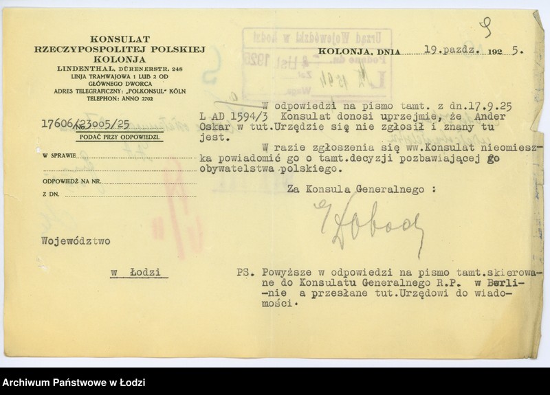 Obraz 12 z jednostki "Pozbawienie obywatelstwa 116-5729, 1-94"