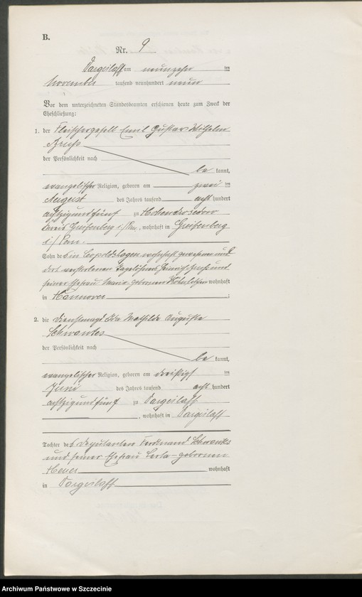 Obraz 20 z jednostki "Heiratsregister"