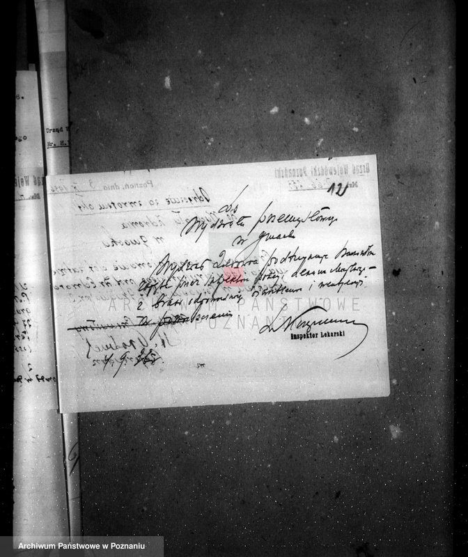 Obraz 16 z jednostki "Zatwierdzenie zakładu przemysłowego /Drukarni Wielkopolskiej/ dr Edward Schechtel spadkobierca Milskich w Poznaniu"