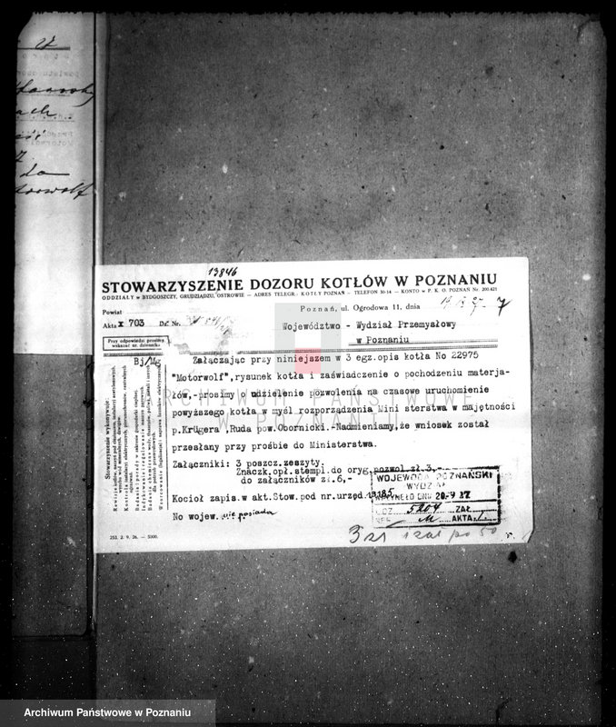 Obraz 11 z jednostki "Gospodarstwo rolne i młyn parowy w Rudzie pow. Rogoźno własność. J. Kruger nr woj. kotła 5998"