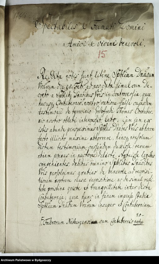 image.from.unit.number "Schriftwechsel der Stadt Neuenburg mit Danzig"