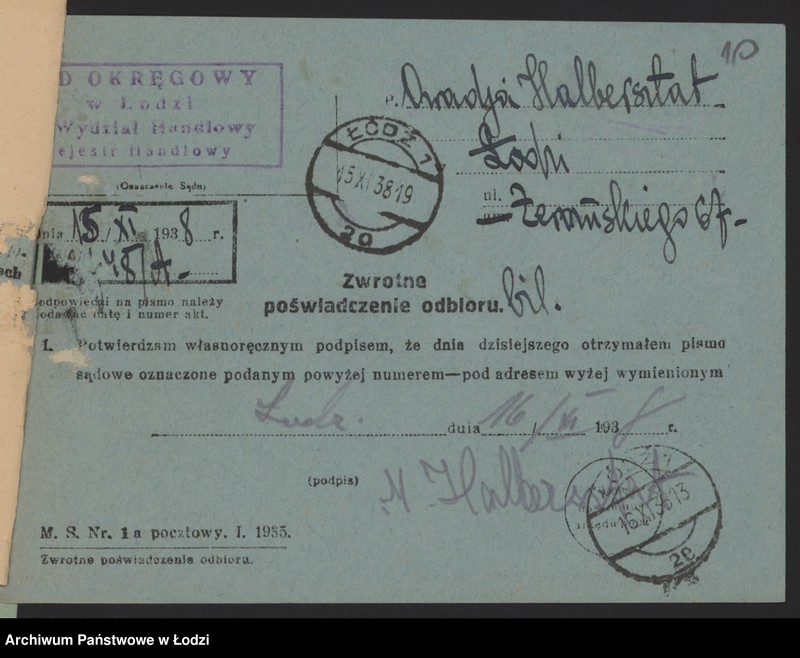 Obraz 12 z jednostki "Owajda Helbersztat – sprzedaż towarów żelaznych"