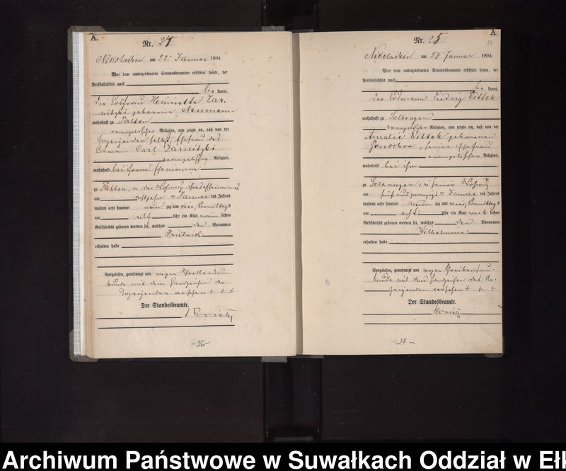 image.from.unit.number "Geburts-Haupt-Register des Königlichen Preussischen Standes-Amtes Nikolaiken Kreis Sensburg"