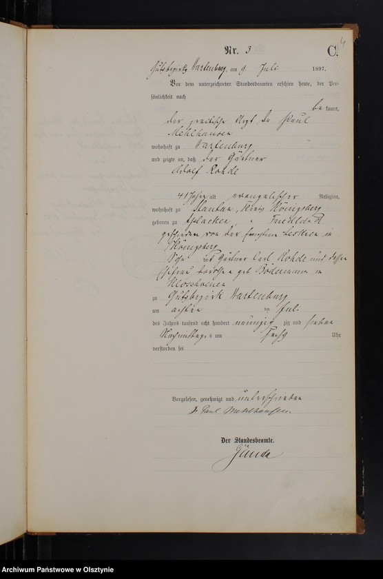 image.from.unit.number "Sterbe-Haupt-Register Nr 1 - 3"