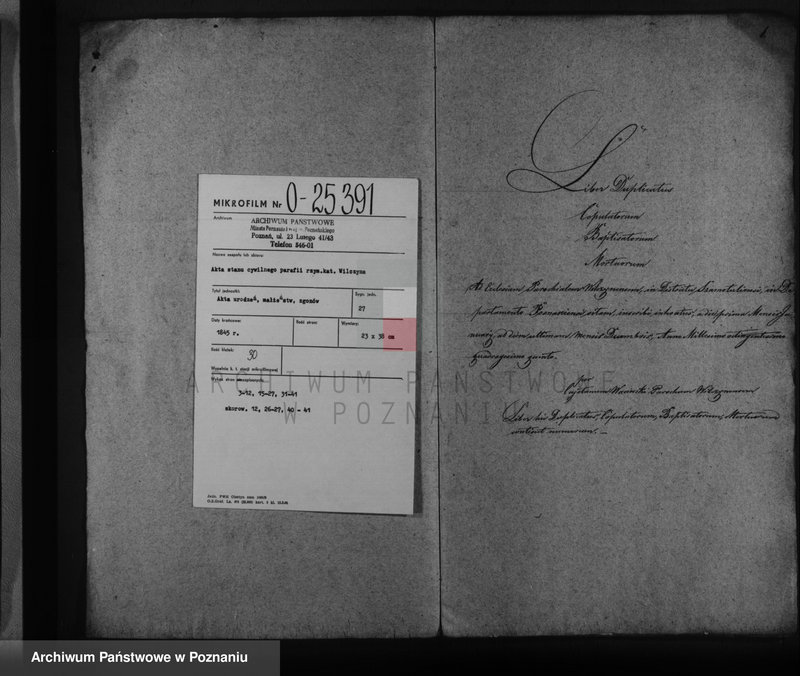 Obraz 3 z jednostki "Duplicat copulatorum, baptisatorum, mortuorum"