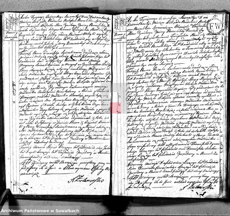 image.from.unit.number "Akta Gminy Przeroslskiey Zaślubionych od Dnia 1- wszego Stycznia Roku 1816"