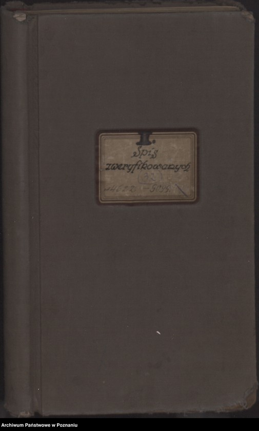 Obraz 3 z jednostki "Spis zweryfikowanych 4622 - 9099."