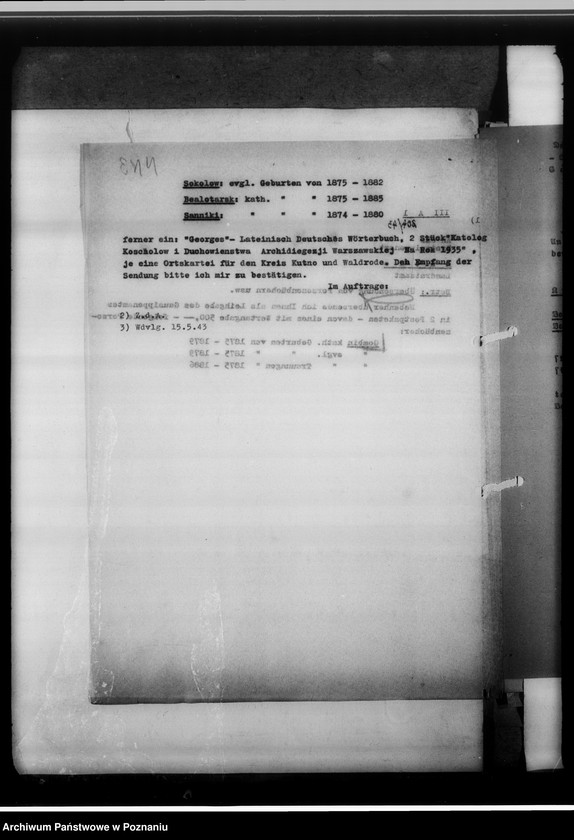 Obraz 18 z jednostki "Einziehungsprotokolle [ksiąg kościelnych] Kreis Kutno [powiat kutnowski, województwo łódzkie]"