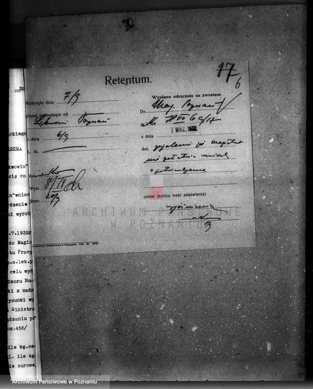 image.from.unit.number "Zatwierdzenie wytwórni z celuloidu Firmy "Likwowin" w Poznaniu nr 566"