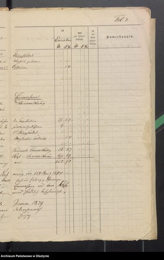 image.from.unit.number "Rechnung der Kirchspiels Schul-Kasse zu Schwarzstein"