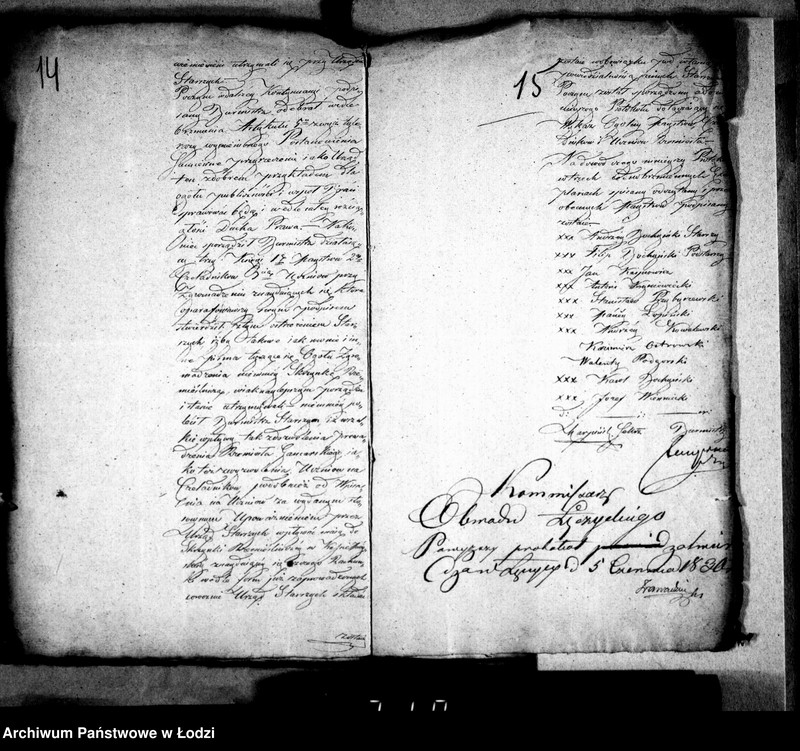 Obraz 13 z jednostki "Akta tyczące się cechu garncarskiego"