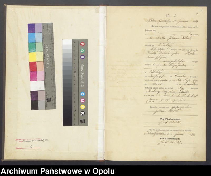 image.from.unit.number "Geburts-Neben-Register Standesamts Hohen-Giersdorf pro 1894"