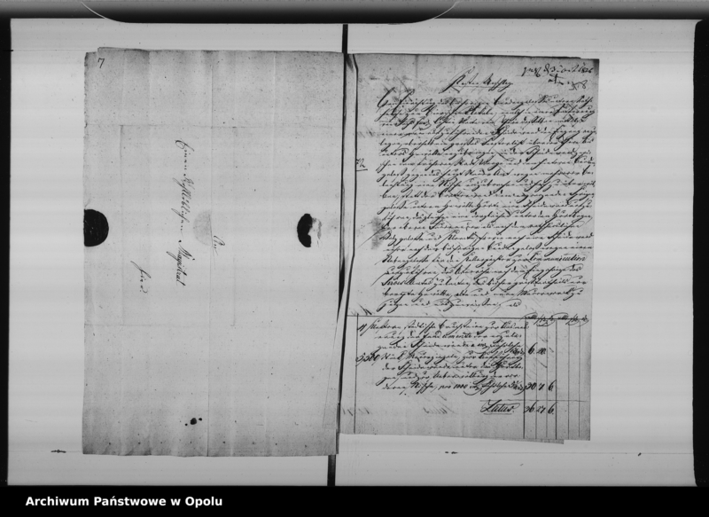 Obraz 9 z jednostki "Acta betreffend die Einrichtung eines neuen Schank-Locals unterm Rathause und Verpachtung desselben an die hiesige Brau-Commune zum Bier Ausschank Vol: 5 de anno 1826"