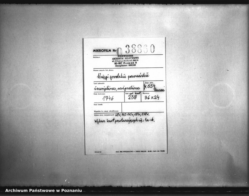 Obraz 2 z jednostki "Inscriptiones, resignationes [protocollon]"