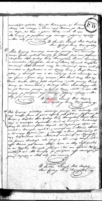 image.from.unit.number "Akta Zeszłych Gminy Krasnopolskiey R-ku 1821. Powiat Seyneński Województwa Augstowskiego."