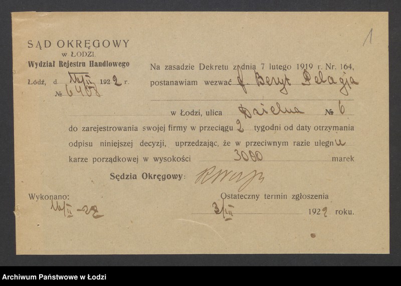 Obraz 3 z jednostki "Pelagja Beryt - prowadzenie kwiaciarni"