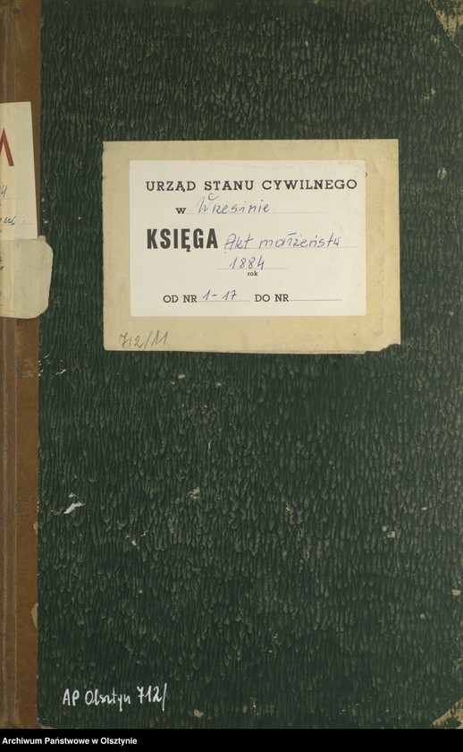 image.from.unit.number "Heiraths-Haupt-Register Nr 1 - 17"