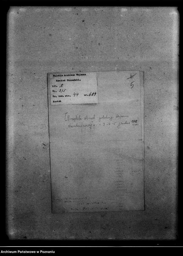 image.from.unit.number "Wybory do Sejmu i Rady Miejskiej - Poznań, Warszawa, Wilno: porządek obrad, odezwy, apele, postulaty, afisze wybocze, listy kandydatów oraz wskazówki dla uczestników plebiscytu na Górnym Śląsku a także statut Komitetu Remigracyjnego w Poznaniu"
