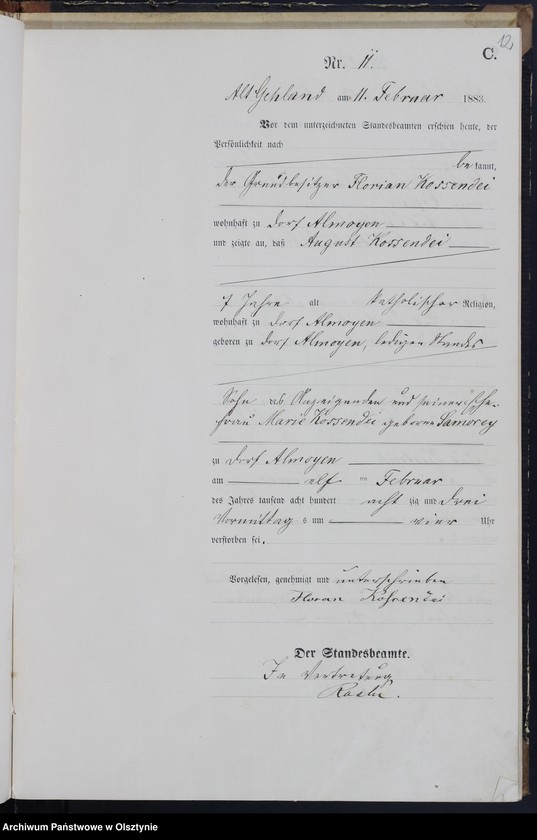 image.from.unit.number "Sterbe-Haupt-Register Nr 1 - 48"