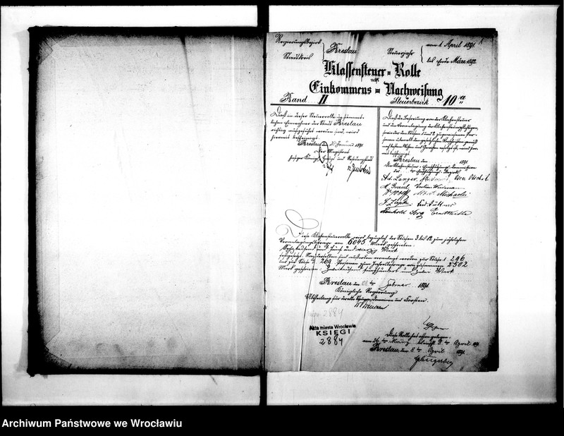 image.from.unit.number "Klassensteuerolle nebst Einkommens Nachweisung"