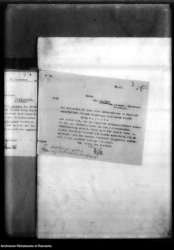 Obraz 12 z jednostki "Georg Kupietz aus Prossen, Kreis Kempen (Kępno)"