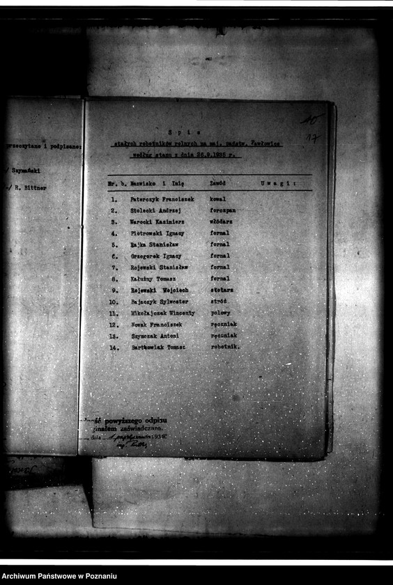 Obraz 20 z jednostki "Parcelacja majątku państwowego Pawłowice"