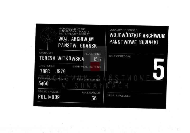 Obraz 1 z jednostki "Kniga nazyvaemyja Duplikat dlja vpisyvanija Aktov o roždenii brakosočetanij i smerti Pržerosl