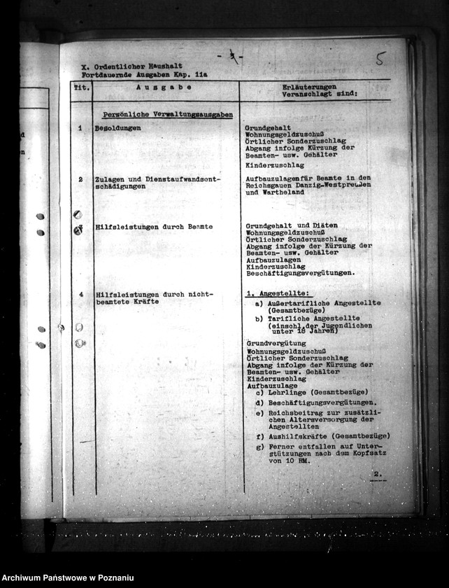 Obraz 9 z jednostki "Landeskultur- Verwaltung (Budżety)"