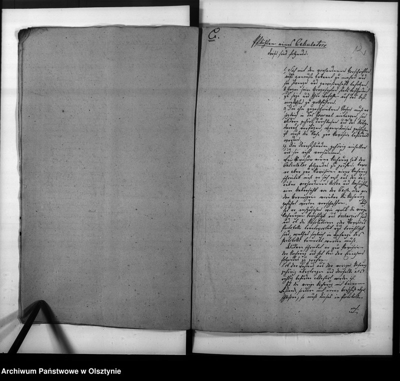 image.from.unit.number "Kasse jetzige Regierungs Sekretair Schulz [Gottfired Arnold Leopold]"
