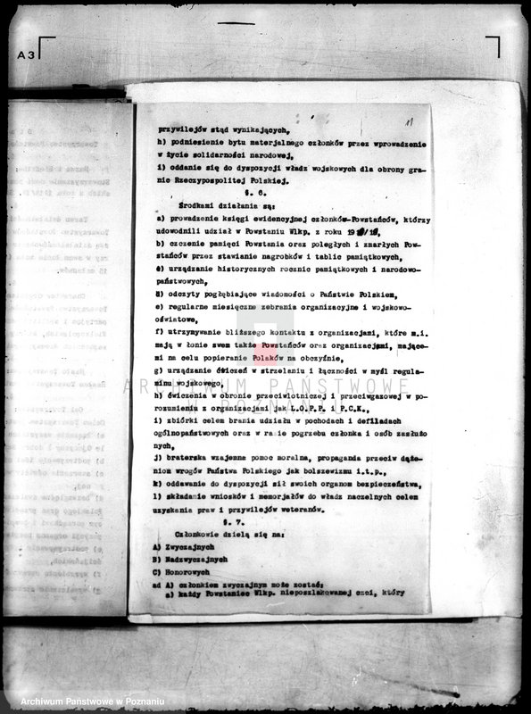 Obraz 15 z jednostki "/Towarzystwo Powstańców Wielkopolskich z 1918/1919 r. w Poznaniu/"