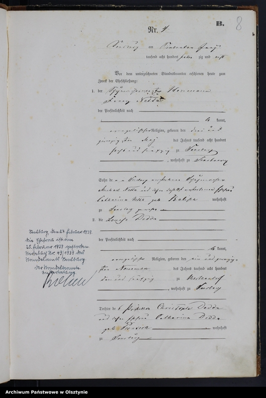 image.from.unit.number "Heiraths-Haupt-Register Nr 1 - 23"