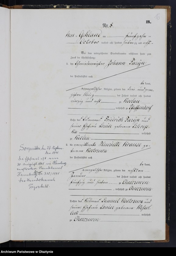 image.from.unit.number "Heiraths-Haupt-Register Nr 1 - 13"