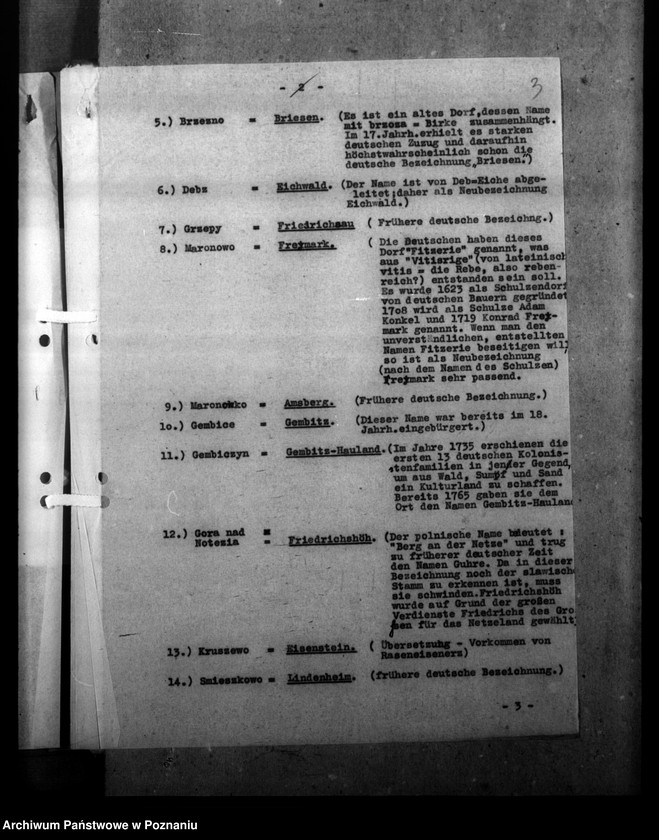 Obraz 7 z jednostki "Ortsnamenänderung - Kreis Scharnikau (Czarnków)"