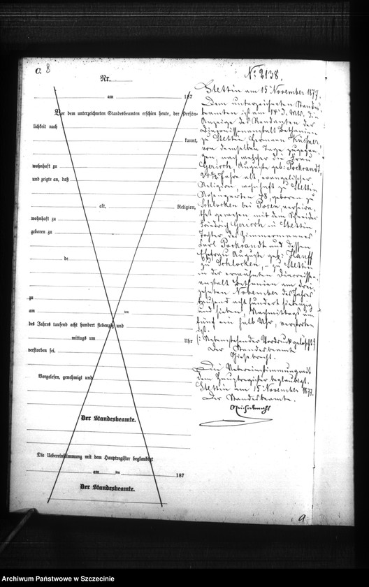 Obraz 11 z jednostki "Sterbe-Register (Neben-Register) Band VI"