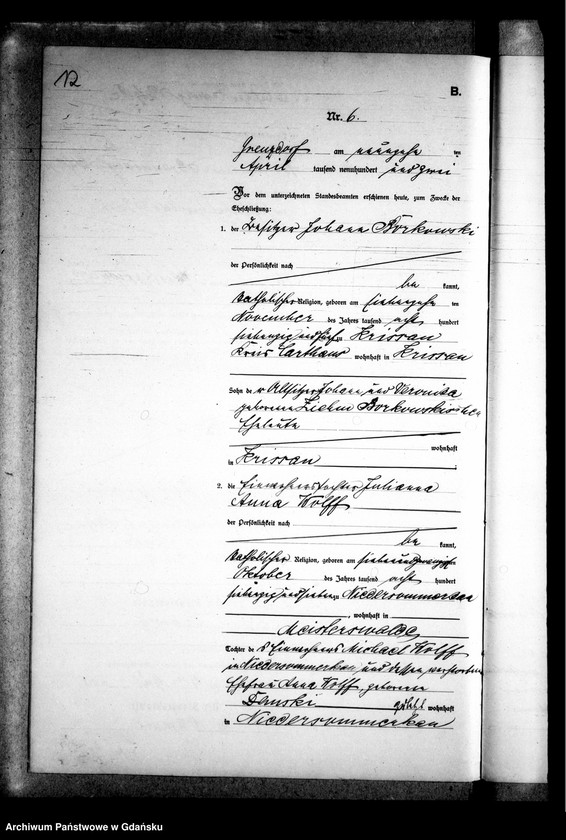 image.from.unit.number "Księga małżeństw"